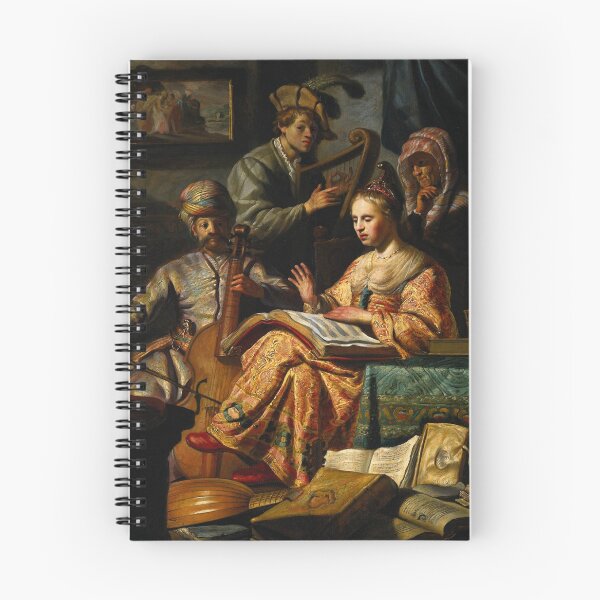 Item preview, Musical Allegory-Rembrandt designed and sold by LumiereSasha.