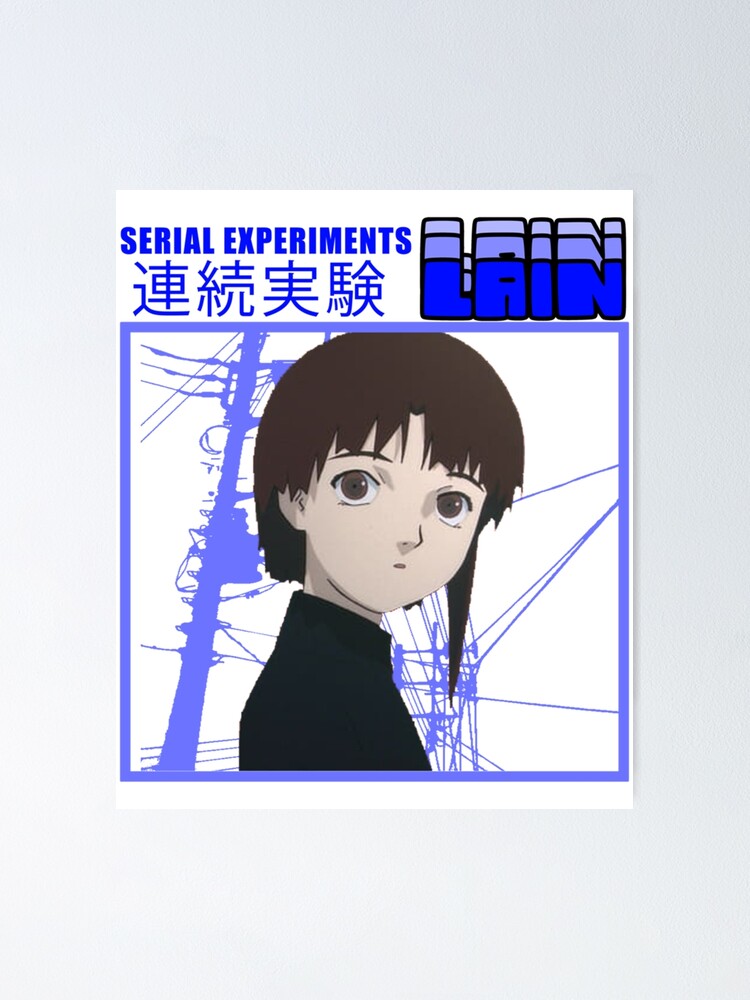 Serial Experiments Lain  Film posters minimalist, Anime titles