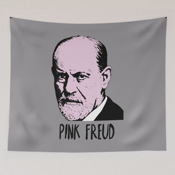 Item preview, Psychology Freud Pink - Funny  gift ,gift for her , gift for him      designed and sold by WindRisesInc.