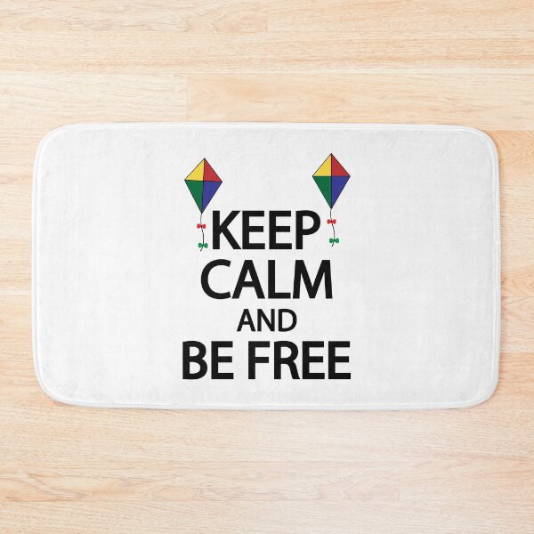Item preview, Keep calm and be free designed and sold by Colorfulandfun.
