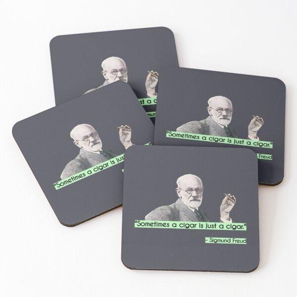 Item preview, Sigmund Freud Cigar Quote   designed and sold by WindRisesInc.