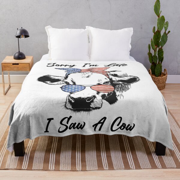 Item preview, Sorry Im Late I Saw A Cow designed and sold by ElainaNienow.