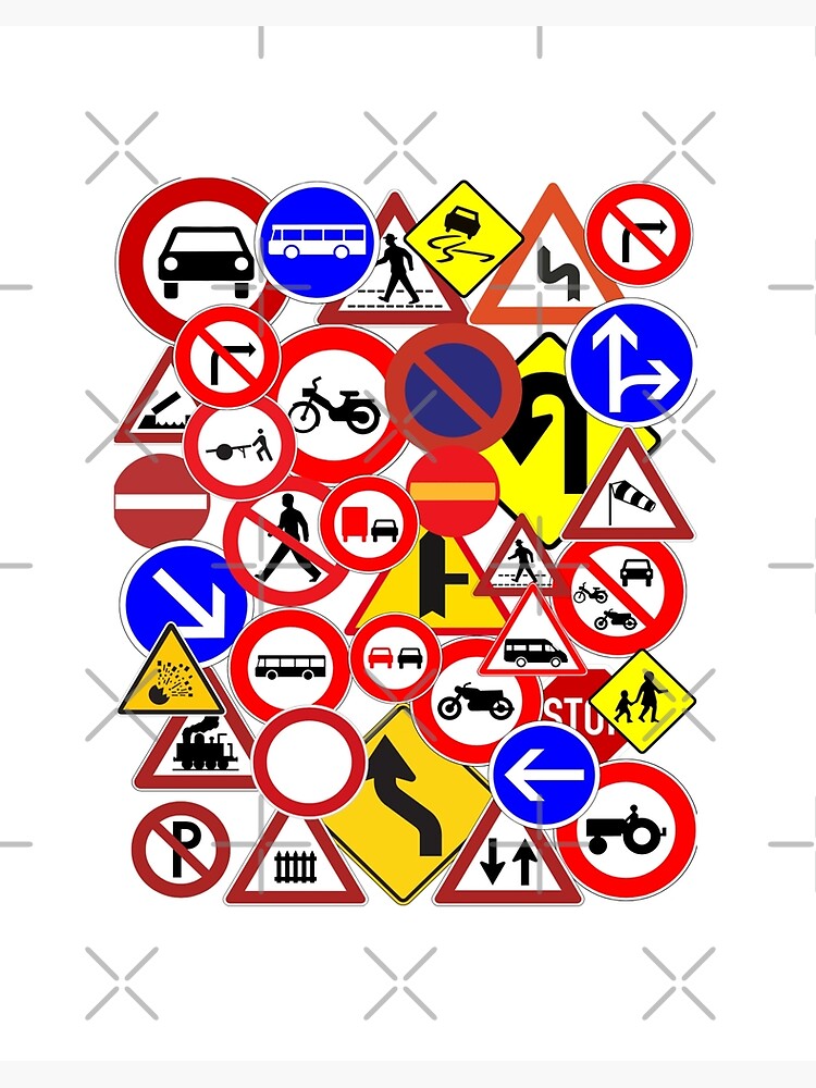 TRAFFIC SIGNS" Art Board Print for by Vucko021 | Redbubble