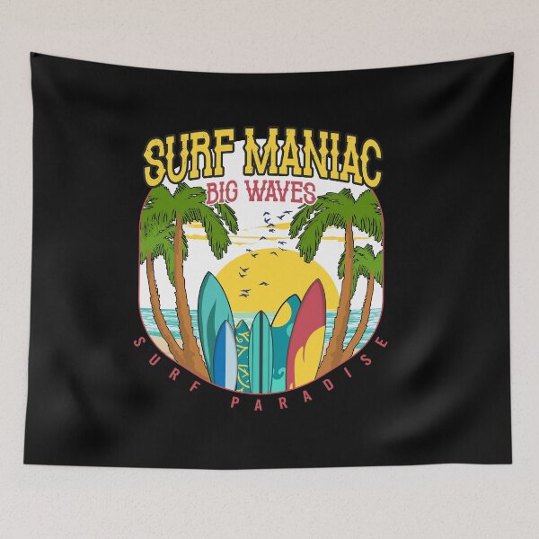 Item preview, surf maniac big waves surf paradise designed and sold by Fislux.