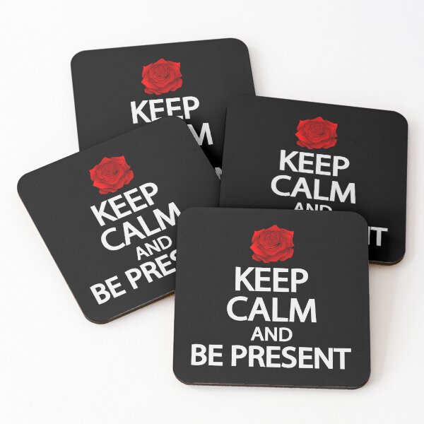 Item preview, Keep calm and be present designed and sold by Colorfulandfun.
