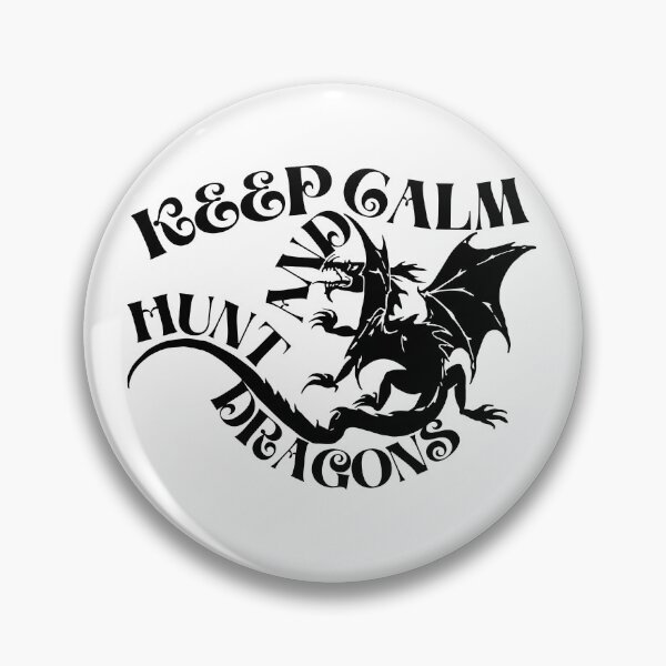 Item preview, Keep Calm And Hunt Dragons Sticker 16 designed and sold by DeliciouSs.