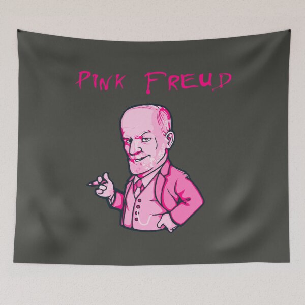 Aperçu de l'œuvre Freud rose drôle créée et vendue par WindRisesInc.