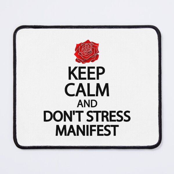 Item preview, Keep calm and don't stress manifest designed and sold by Colorfulandfun.