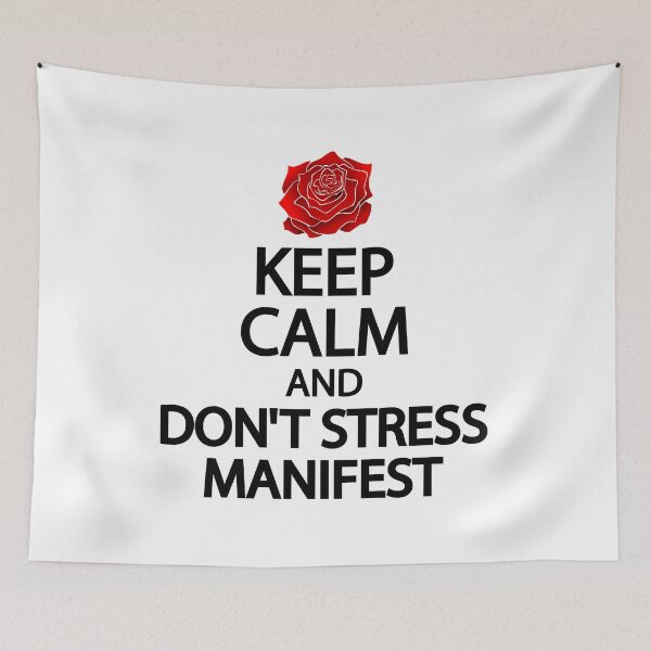 Item preview, Keep calm and don't stress manifest designed and sold by Colorfulandfun.