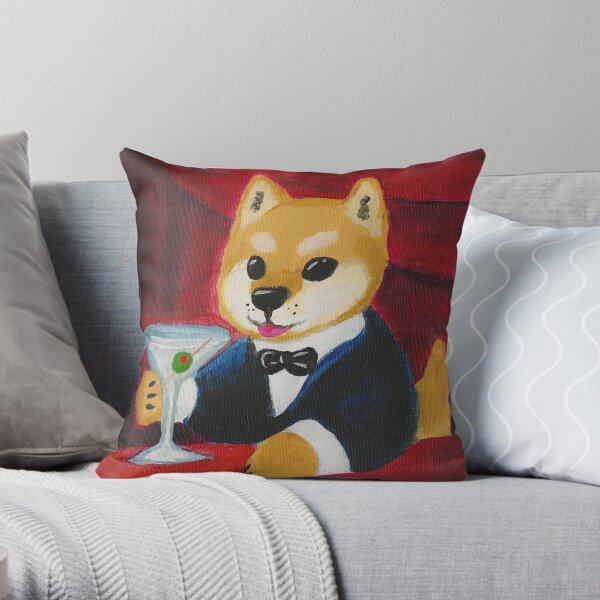 Mister Pup Throw Pillow