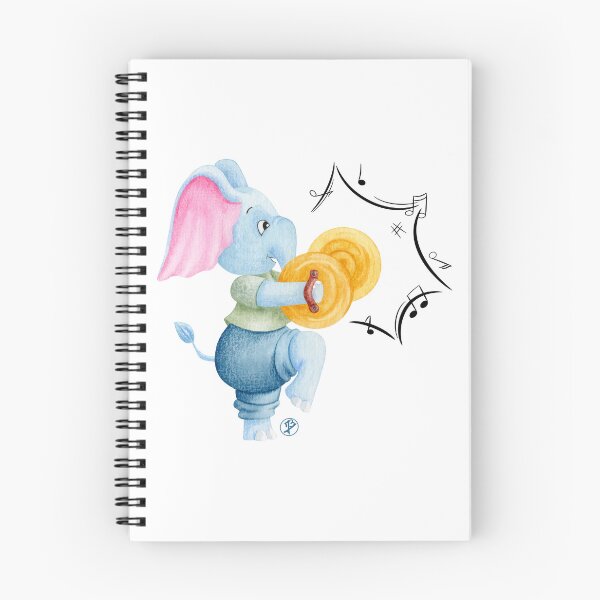 Item preview, Elephant and cymbals designed and sold by Iris Créa.