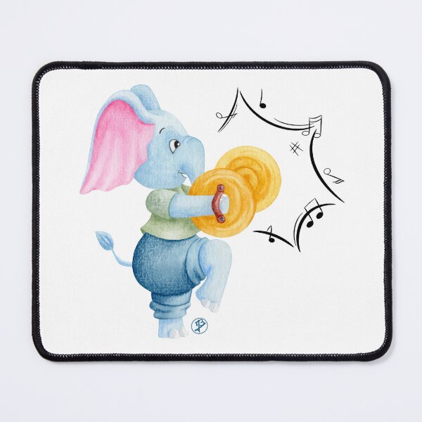 Item preview, Elephant and cymbals designed and sold by Iris Créa.