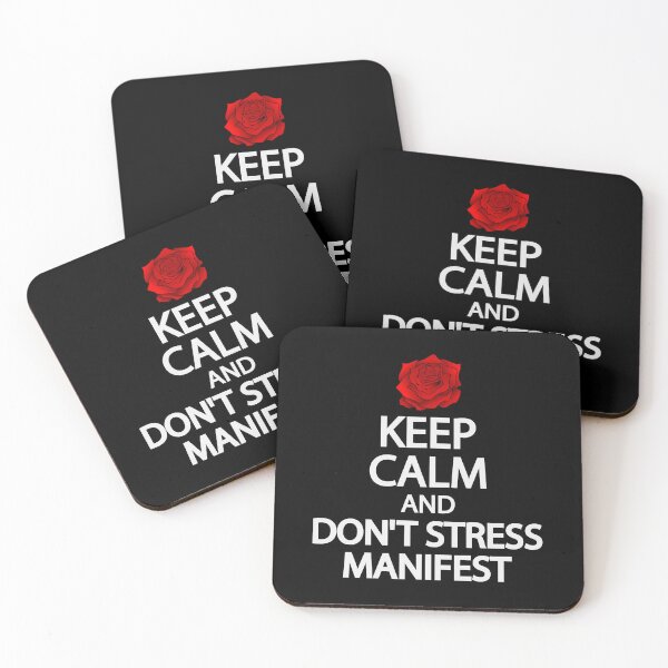 Item preview, Keep calm and don't stress manifest designed and sold by Colorfulandfun.