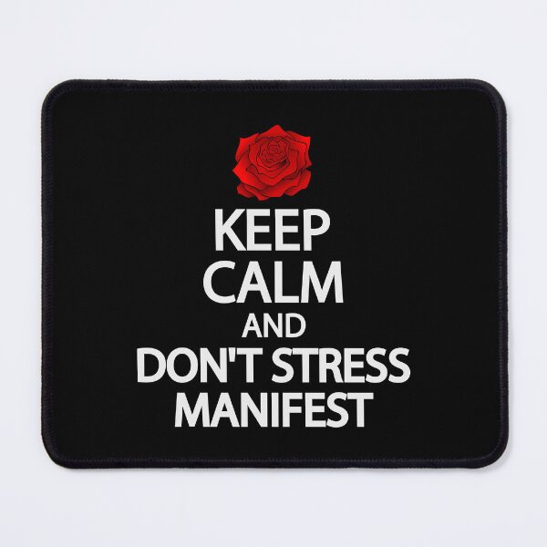 Item preview, Keep calm and don't stress manifest designed and sold by Colorfulandfun.