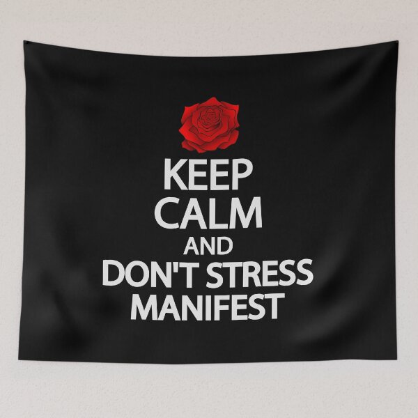 Item preview, Keep calm and don't stress manifest designed and sold by Colorfulandfun.