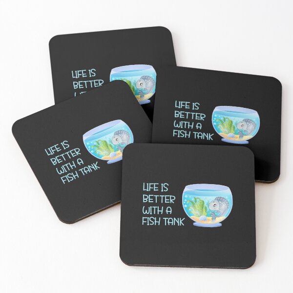 Item preview, Life Is Better With A Fish Tank designed and sold by ElainaNienow.