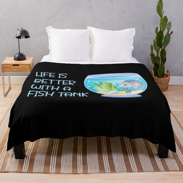 Item preview, Life Is Better With A Fish Tank designed and sold by ElainaNienow.