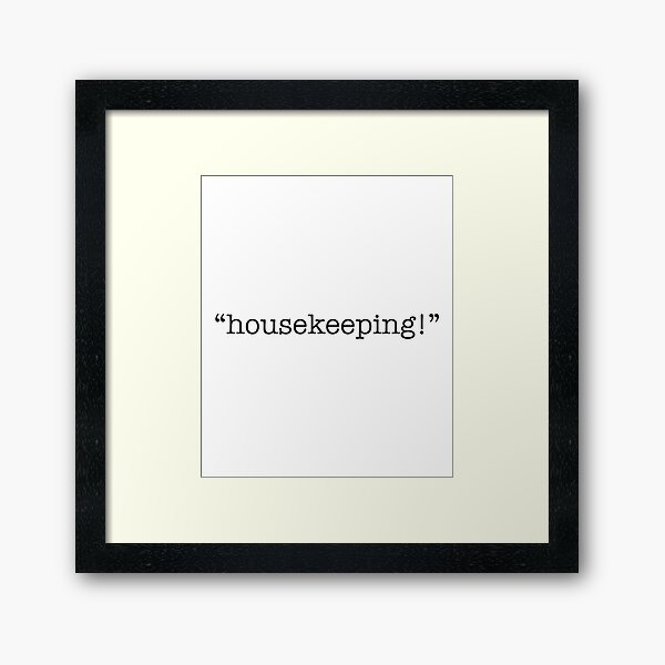 Item preview, Outer Banks housekeeping designed and sold by NgaTongPlest.
