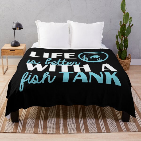 Item preview, Life Is Better With A Fish Tank designed and sold by ElainaNienow.