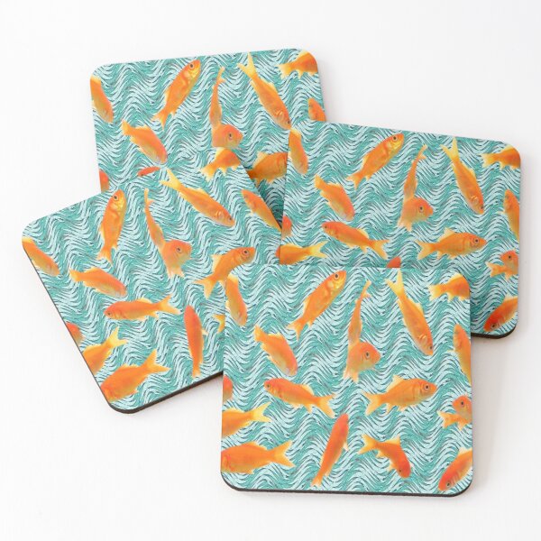 Item preview, Wave pattern and goldfish designed and sold by Cyberomiz.