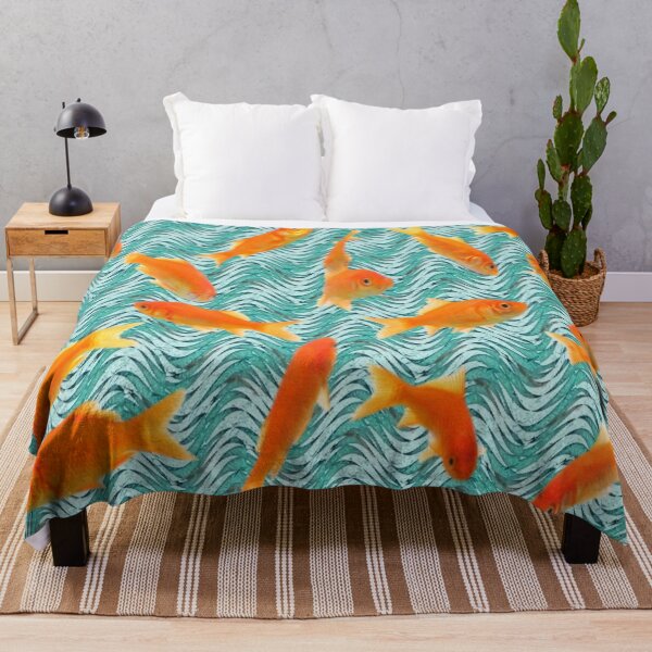 Item preview, Wave pattern and goldfish designed and sold by Cyberomiz.