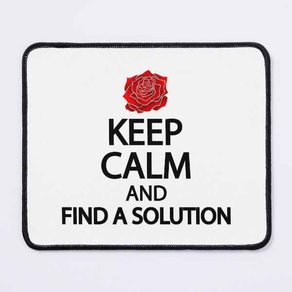 Item preview, Keep calm and find a solution designed and sold by Colorfulandfun.