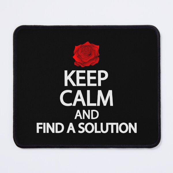 Item preview, Keep calm and find a solution designed and sold by Colorfulandfun.