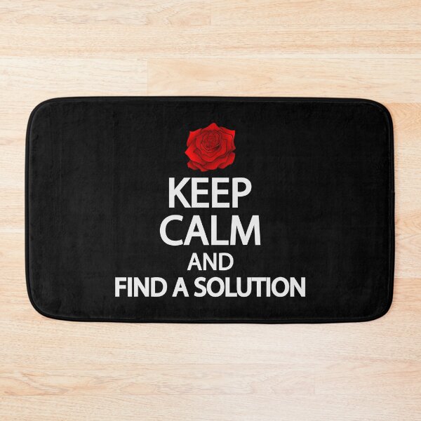 Item preview, Keep calm and find a solution designed and sold by Colorfulandfun.