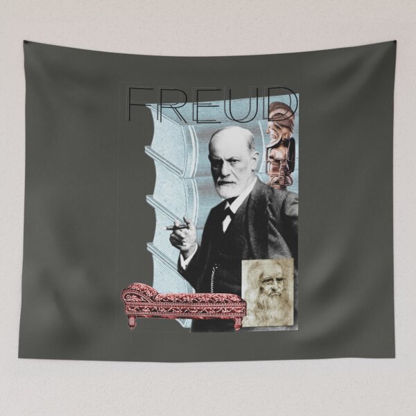 Item preview, Sigmund Freud Collage Portrait   designed and sold by WindRisesInc.