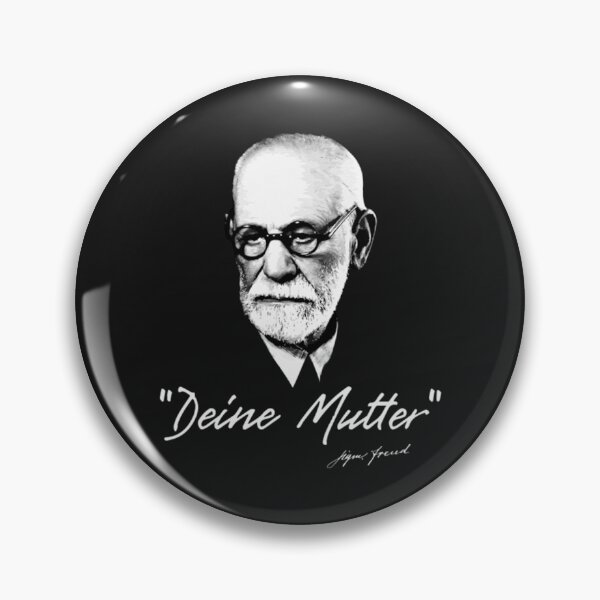 Item preview, Sigmund Freud Deine Mutter German Mom   designed and sold by WindRisesInc.