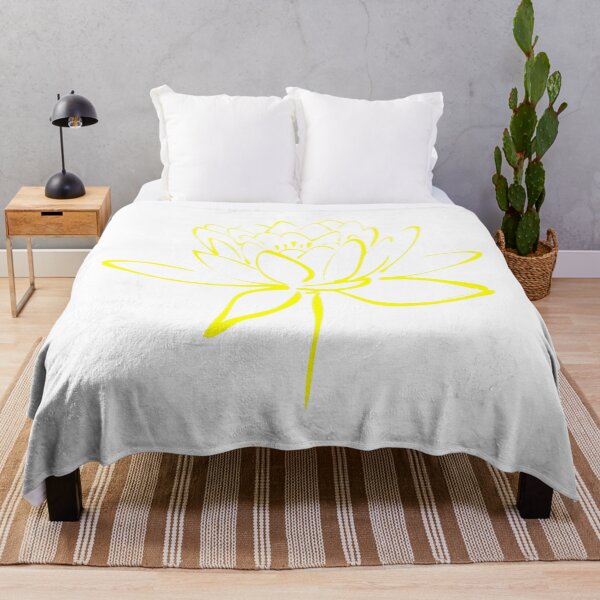 Item preview, Lotus Flower Calligraphy (Yellow) designed and sold by Makanahele.