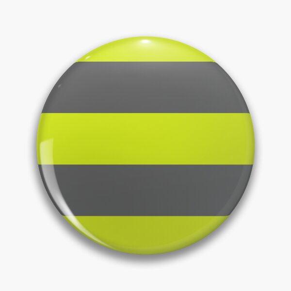 Item preview, Classic Gray and Lime Punch Green Colors in Horizontal Stripes designed and sold by NECHSTORE.