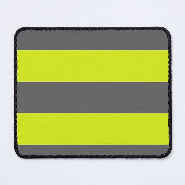 Item preview, Classic Gray and Lime Punch Green Colors in Horizontal Stripes designed and sold by NECHSTORE.