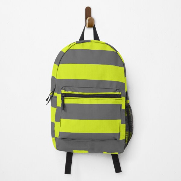 Item preview, Classic Gray and Lime Punch Green Colors in Horizontal Stripes designed and sold by NECHSTORE.