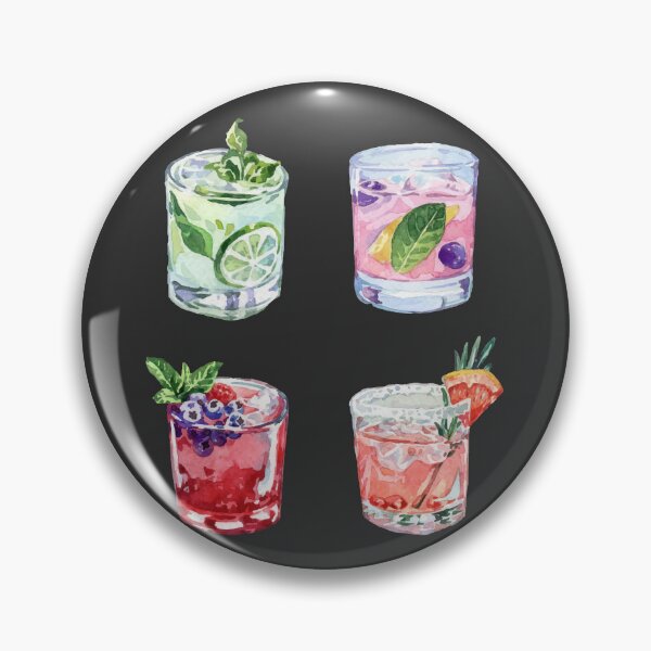 Item preview, Assorted Cocktail Summer Drinks 2 designed and sold by Alicia Chee.
