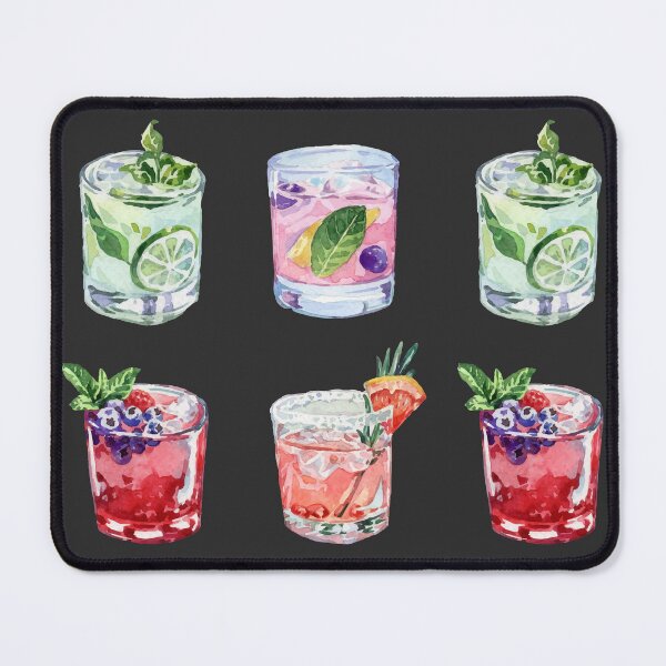 Item preview, Assorted Cocktail Summer Drinks 2 designed and sold by Alicia Chee.