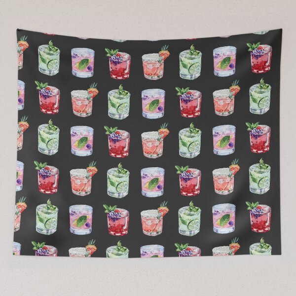 Item preview, Assorted Cocktail Summer Drinks 2 designed and sold by Alicia Chee.