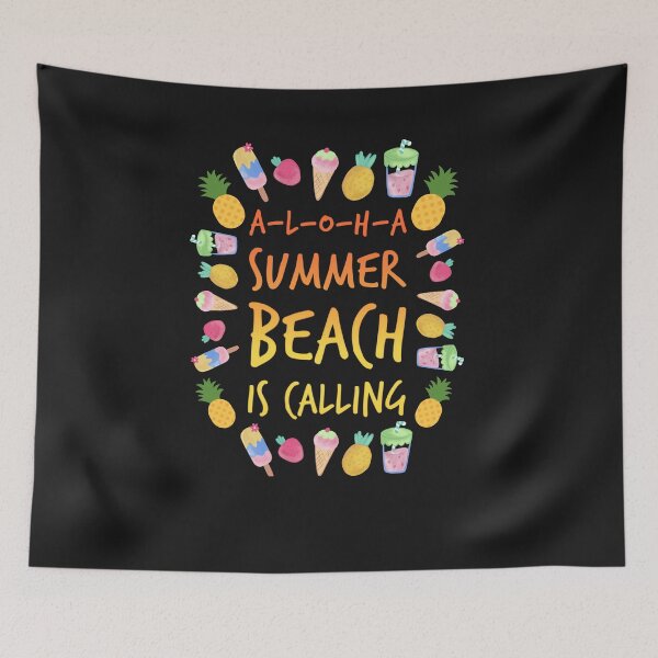 Item preview, Aloha summer beach is calling designed and sold by TheRightHonMP.