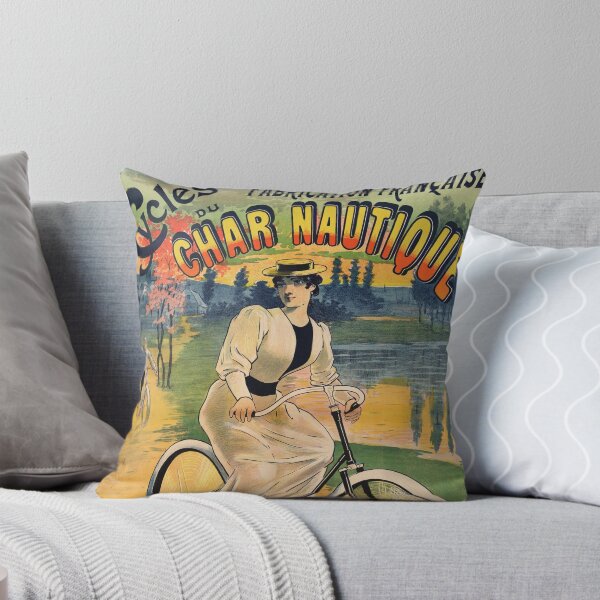 Item preview, CYCLES DU CHAR NAUTIQUE Made in Paris France 1900 Vintage Bicycles Poster designed and sold by retroposters.