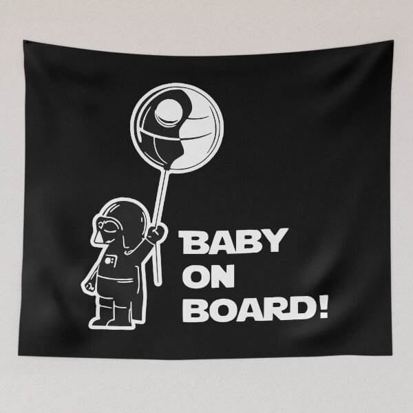 Item preview, Baby On Board Solid Dark Side designed and sold by TuningBodyShop.
