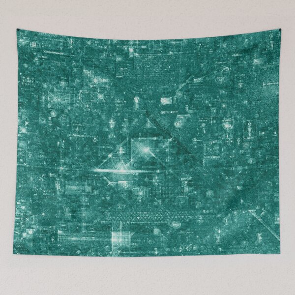 Item preview, /r/Place 8K resolution Heatmap Print - Final Version (Emerald) designed and sold by bobbooo.