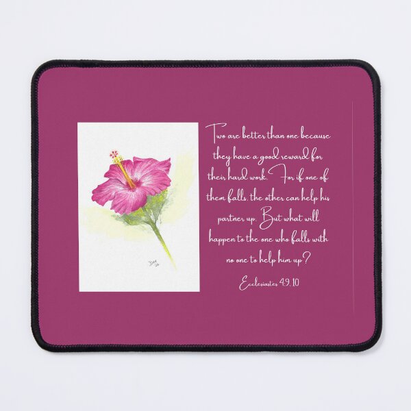 Item preview, Original Watercolor Greeting Card Designed by Dee with Scripture Eccl 4:9,10 designed and sold by Designed by Dee.