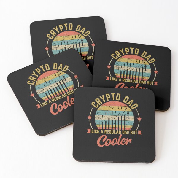 Item preview, Funny Father's Day Gift Crypto Dad Like A Regular Dad But Cooler designed and sold by HorsesForLife15.