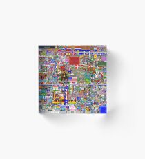 Reddit r/Place 12K Official r/TheFinalClean Cleaned Version – FINAL Revision (Without Void) Acrylic Block