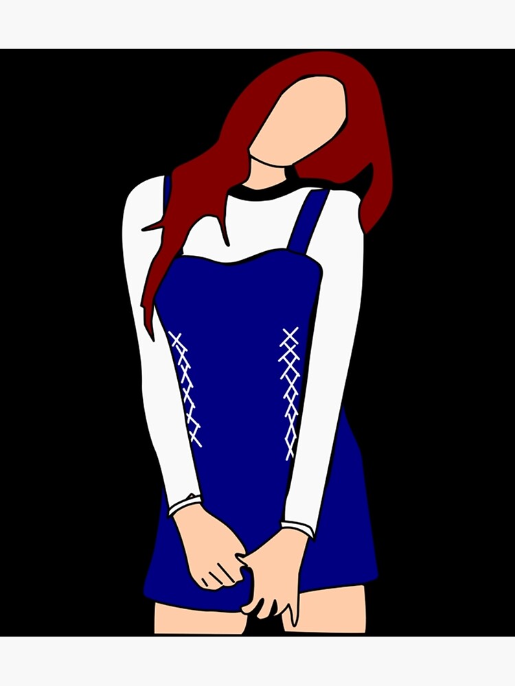 K Pop Girl Line Art Poster For Sale By Quelhoffma Redbubble k-pop-girl-line-art-poster-for-sale-by-quelhoffma-redbubble
