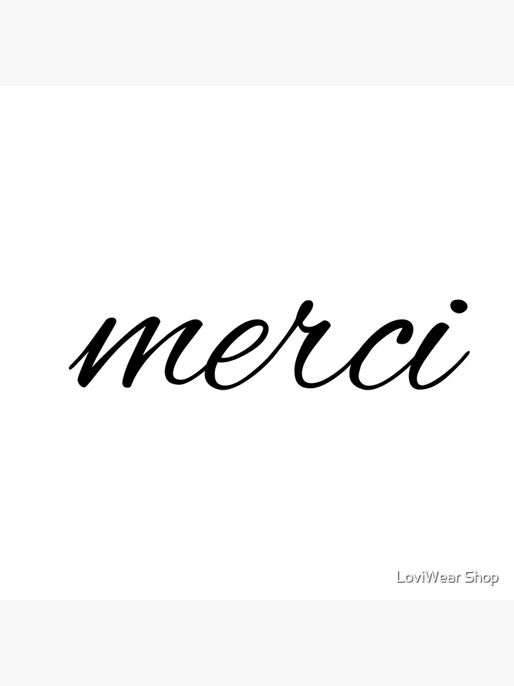 Merci  Tote Bag for Sale by LoviWear Shop