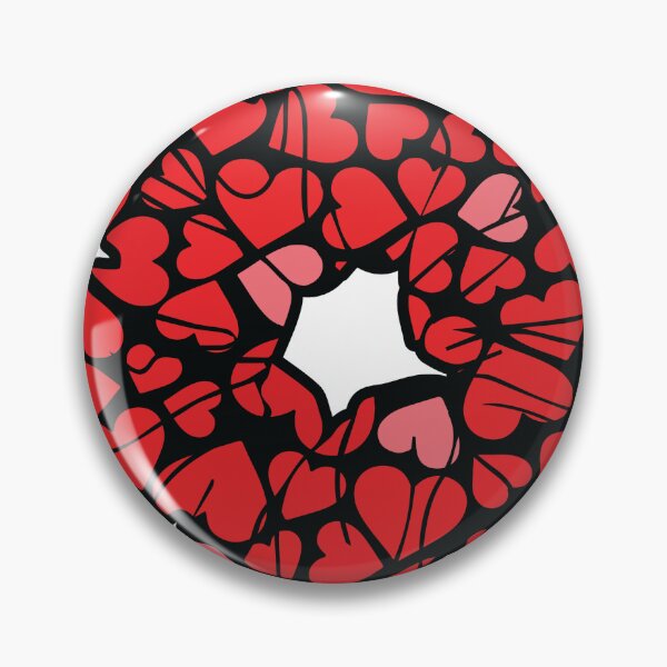 Artikelvorschau, Niedliches rotes Herz Scrunchie entworfen und verkauft von designclub.