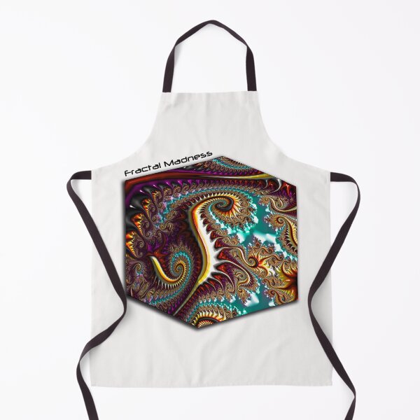 Item preview, Fractal Madness 3D Cube of Gold and Teal Fractals designed and sold by Warren Paul Harris.