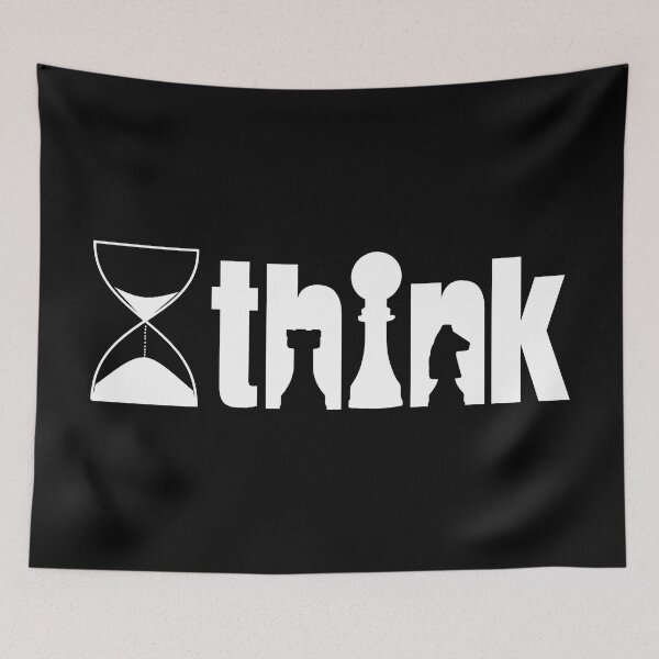Item preview, think chess t-shirt funny tee designed and sold by quickkaart.