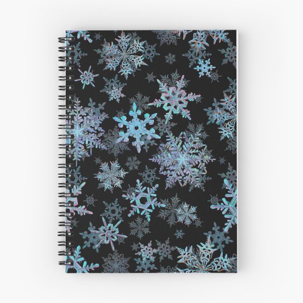 Item preview, Embroidered Snowflakes on dark designed and sold by IvaW.